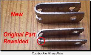 Turnbuckle Hinge Plate