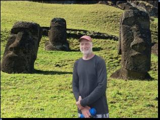 Steve Harris at Easter Island