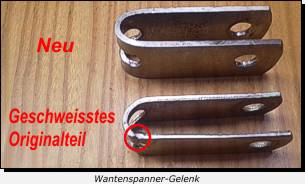 Wantenspanner-Gelenk
