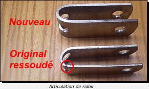 Articulation de ridoir