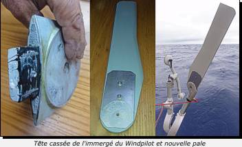Pale du rgulateur d'allure Windpilot